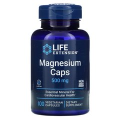 Магній Life Extension Magnesium Caps 500 mg 100 капсул
