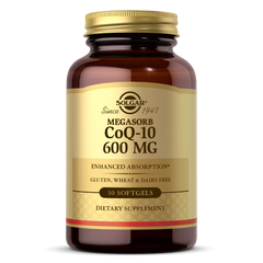 Коэнзим Q10 Solgar MegaSorb CoQ-10 600 mg 30 капсул