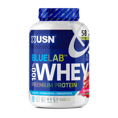 Сироватковий протеїн USN Blue Lab 100% Whey Premium Protein 2000 г raspberry ripple