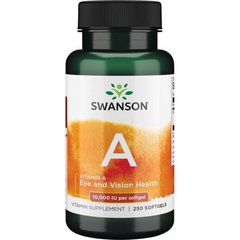 Вітамін А Swanson Vitamin A 10000 IU 250 капсул