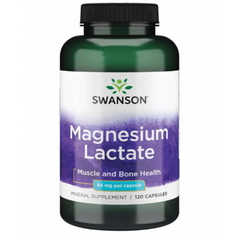 Лактат магнію Swanson Magnesium Lactate 84 mg 120 капсул