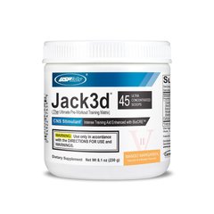 Передтренувальний комплекс USP Labs Jack 3D (230 г) mango margarita