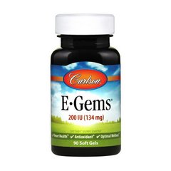 Витами Е Carlson Labs E-Gems 200 IU 134 mg 90 капсул