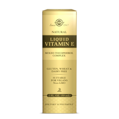 Вітамін Е Solgar Liquid Vitamin E100 mg mixed tochopherol complex 59 мл