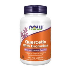 Кверцетин фітосоми Now Foods Quercetin with Bromelain (120 капс)