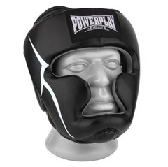 Боксерський шолом тренувальний PowerPlay 3066 PU + Amara S Чорний