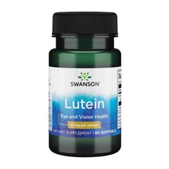 Лютеин Swanson Lutein 10 mg 60 капсул