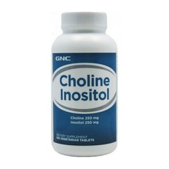 Холин и Инозитол GNC Choline Inositol 100 таблеток