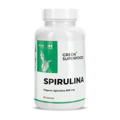 Спирулина Progress Nutrition Spirulina 500 mg 90 таблеток