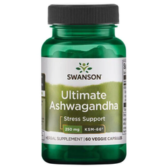 Ашваганда Swanson Ultimate Ashwagandha 250 mg 60 вег. капсул