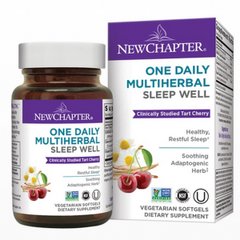 Трави для Здорового Сну, Multiherbal Sleep, New Chapter, 30 капсул