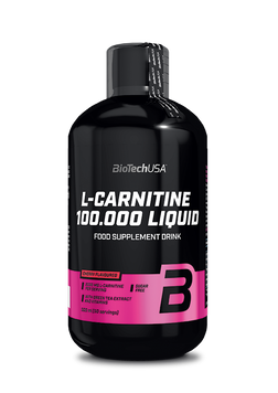 Л-карнітин BioTech L-Carnitine 100 000 500 мл вишня