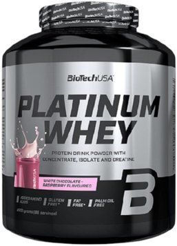 Сывороточный Протеин BioTechUSA Platinum Whey 2000 г White Chocolate-Raspberry