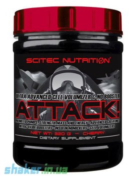 Предтренировочный комплекс Scitec Nutrition Attack 2.0 (320 г) аттак pear