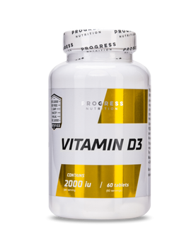 Вітамін Д3 Progress Nutrition Vitamin D-3 2000 IU 60 таблеток