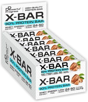 протеїнові батончики Powerful Progress X-Bar 24x50 г Almods