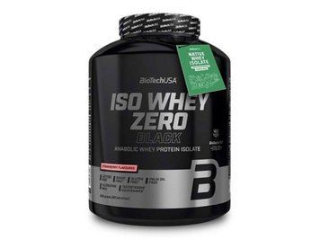 Сироватковий Протеїн Ізолят BioTechUSA Iso Whey Zero Black 1816 г Strawberry