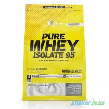Сироватковий протеїн ізолят Olimp Pure Whey Isolate 95 (1,8 кг) полуниця