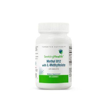 Метил B12 с с L-метилфолатом, вкус вишни, Methyl B12 with L-Methylfolate, Seeking Health, 60 жевательных таблеток