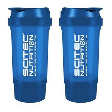 Шейкер спортивный Scitec Shaker 500 Travel(500 мл) blue