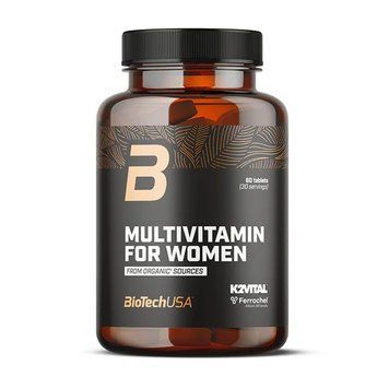 Мультівітаміни Для Жінок BioTechUSA Multivitamin for Women Organic 60 Таблеток
