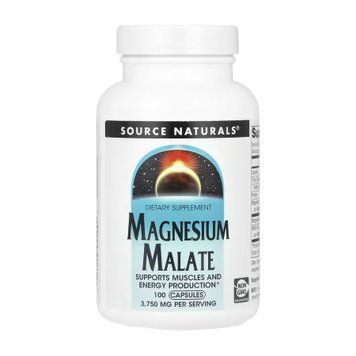 Малат магнію Source Naturals Magnesium Malate 625mg 100 капсули