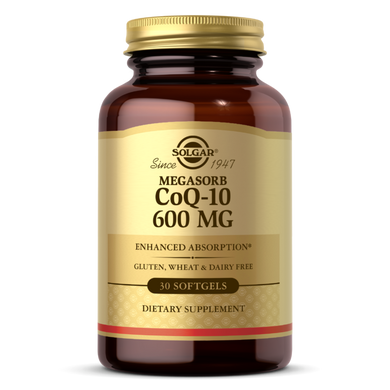 Коэнзим Q10 Solgar MegaSorb CoQ-10 600 mg 30 капсул