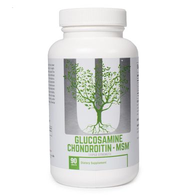 Глюкозамін хондроїтин МСМ Universal Naturals Glucosamine Chondroitin MSM 90 т