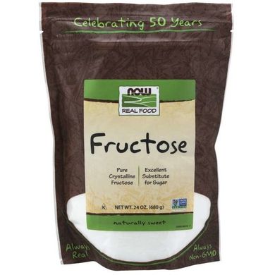 Фруктоза Now Foods Fructose 680 грамм