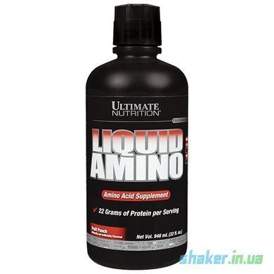 Комплекс амінокислот Ultimate Nutrition Liquid Amino 2000 946 мл аміно Фруктовий пунш