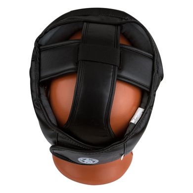 Боксерский шлем тренировочный PowerPlay 3066 PU + Amara Черный S