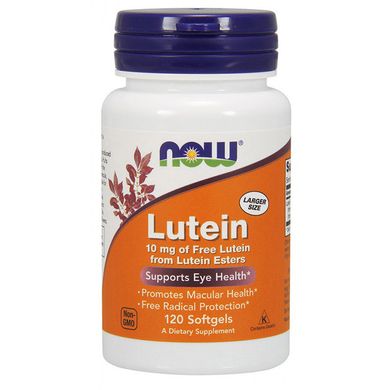 Лютеїн Now Foods Lutein 10 mg 120 капс