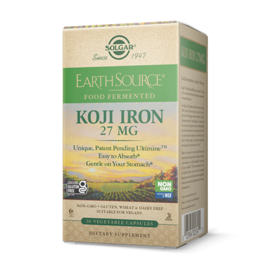 Железо Solgar Koji Iron 27 mg 30 капсул