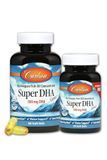 Супер DHA (докозагексаеновая кислота), Super DHA Gems, Carlson, 60+20 желатиновых капсул