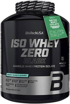 Сироватковий Протеїн Ізолят BioTechUSA Iso Whey Zero Black 1816 г Coconut-Mango