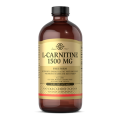 Рідкий Л-карнітин Solgar L-Carnitine 1500 mg 473 ml, lemon
