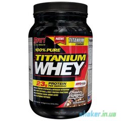 Сироватковий протеїн ізолят SAN 100% Pure Titanium Whey (908 г) титаниум vanilla butterscotch