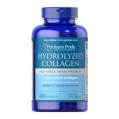 Гідролізований Колаген Puritan's Pride Hydrolyzed Collagen 1000 mg 180 таб