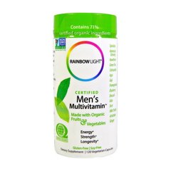 Вітаміни для чоловіків Rainbow Light Certified Men's Multivitamin 120 капсул