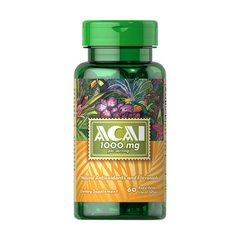 Ягоди асаї екстракт Puritan's Pride Acai 1000 mg 60 капсул