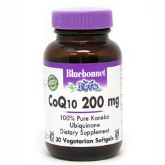 Коензим Q10 200мг, Bluebonnet Nutrition, 30 вегетаріанських капсул