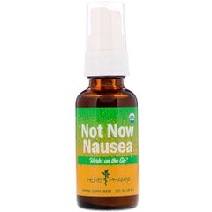 Спрей від нудоти, Herb Pharm, Not Now Foods Nausea, Herbs on the Go, 1 ж. унц. (30 мл)