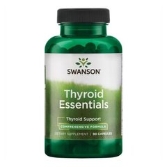 Вітаміни для щитовидної залози Swanson Thyroid Essentials 90 капсул