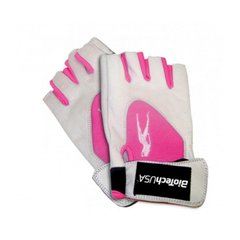 Перчатки в зал BioTech Pink Fit Gloves (white-pink)