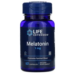 Мелатонін Life Extension Melatonin 1 mg 60 капсул