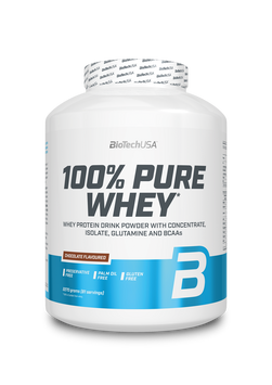 Сироватковий протеїн концентрат BioTech 100% Pure Whey (2270 г) cinnamon bun
