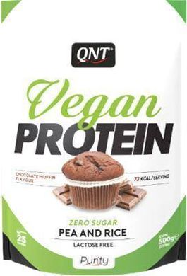 Рослинний протеїн QNT Vegan Protein 500 г Сhocolate muffin