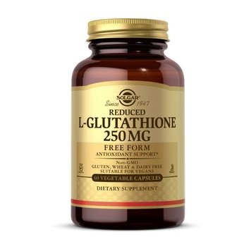 Глутатион Solgar Reduced L-Glutathione 250 mg 60 капсул