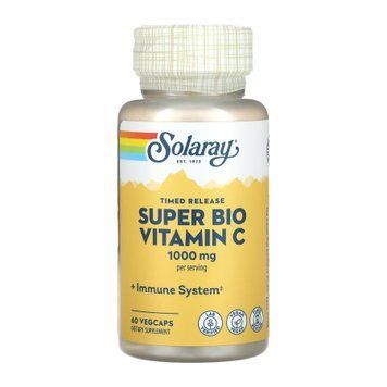 Витамин С Solaray Super Bio Vitamin C 1000mg 60 вег. капсул