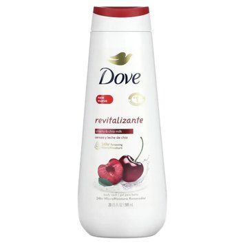 Dove, гель для душу, вишня та молоко з чіа, 591 мл (20 рідк. унцій)